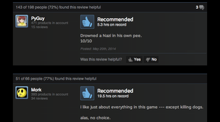 Illustration for article titled Wolfenstein, As Told By Steam Reviews